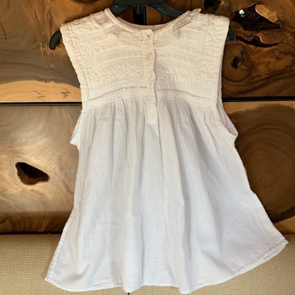 Hand embroidered Mexican top - 100% cotton - Picture 1 of 4